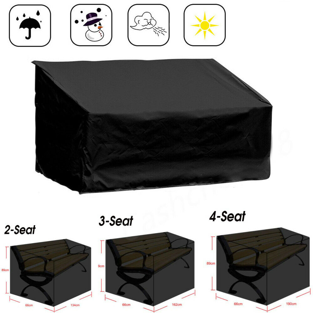 Waterproof Chair Cover High Back Outdoor Patio Courtyard Garden Square Furniture Storage Covers Dust Wind-Proof Anti-UV D30