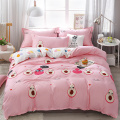 Bedding Set Bed Linen Duvet Cover and Pillowcase Home Flat Sheet Quilt Cover Comforter Case 240x220cm Bedclothes Couple Queen