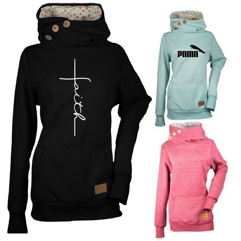 Women Hoodies Hooded Sweatshirts Long Sleeve Pullover Pocket Solid Casual Hoodie Autumn Winter Windproof Warm Tops Oversize 5XL