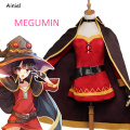 KonoSuba God's Blessing on This Wonderful World Megumin Cosplay Dress Set Halloween Anime Costumes for Women Uniform Outfit