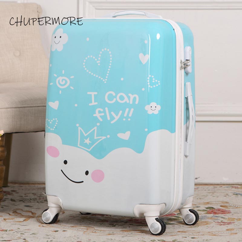 Chupermore Fashion Creative Rolling Luggage Spinner Men Suitcase Wheels 20 inch Women Carry On Travel Bags Password Trolley