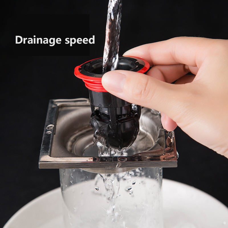 1pcs Drains Deodorant Silicone Core Sewer Pipe Seal Ring Water Pipe Anti Odor Insect Prevention Deodorant Drains