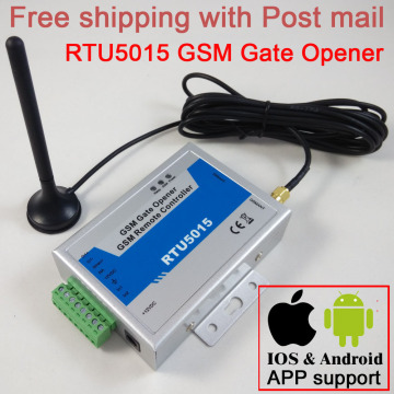 Free shipping RTU5015 GSM gate opener Operator Remote access controller 2 Digital Input / 1 Relay Output Updated App support