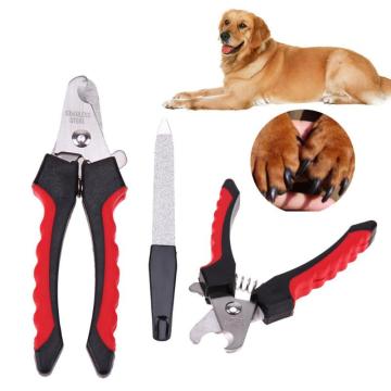 Stainless Steel Pet Dog Nail Grinder Clippers Cat Claw Nail Scissor with Nail File Grooming Dog Nail Cutter Trimmer Pet Supplies