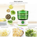 Digital Home DIY Bean Sprouts Maker 2 Layer Automatic Electric Germinator Seed Vegetable Seedling Growth Bucket Biolomix