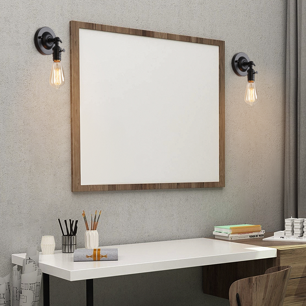 Adjustable Angle Metal Wall Lamp for Bathroom