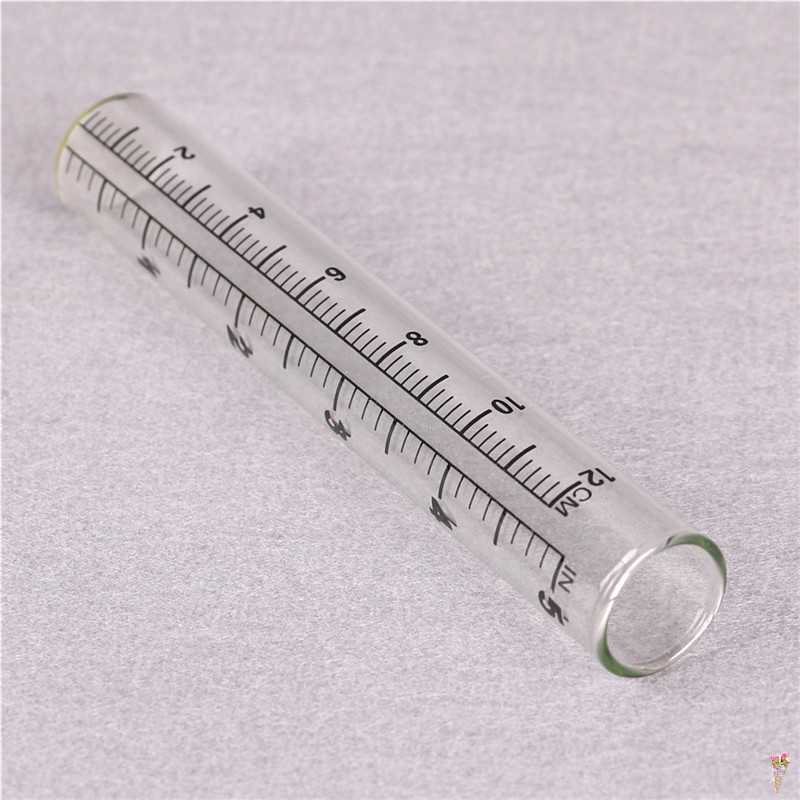 22*140mm Glass Rain Gauge Replacement Tube for Laboratory Outdoor Home Garden Yard Supplies