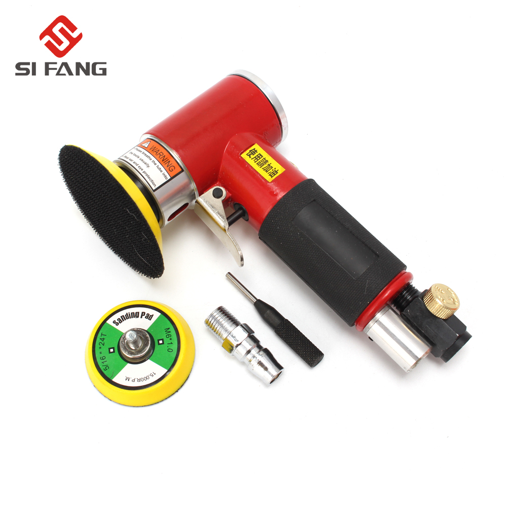 Wholesale 50mm 75mm Mini Orbital Air Sander Polisher for Car Pneumatic Air Tools Buffer Dual Action Orbital