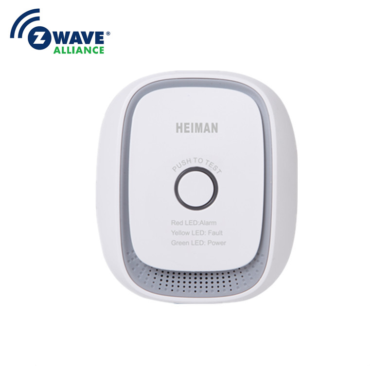 Haozee Wireless Zwave Combusitible Gas Leakage Detector Smart Home EU Version 868.42mhz Natural Gas Coal Gas Sensor