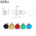 22mm Metal Aluminum Switch Push Button Mushroom Emergency Stop Push Button IP67 Waterproof Switch Momentary Latching 1NO 1NC