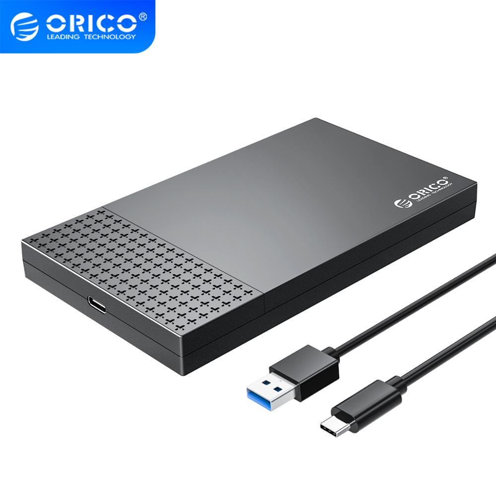 ORICO SSD Case Type-C USB3.1 to SATA3.0 2.5" USB 3.1 Gen1 SSD HDD Enclosure 5Gbps 4TB HDD Enclosure Box Support UASP Auto Sleep