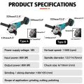 100/125mm 800W Cordless Brushless Impact Angle Grinder Variable Speed For Makita Battery DIY Power Tool Cutting Machine Polisher