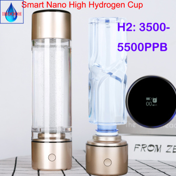 Smart MRETOH 7.8hz Nano High Rich Hydrogen Generator SPE Lonizer ORP Alkaline Pure H2 Water Bottle/Cup 5500PPB Improve Immunity