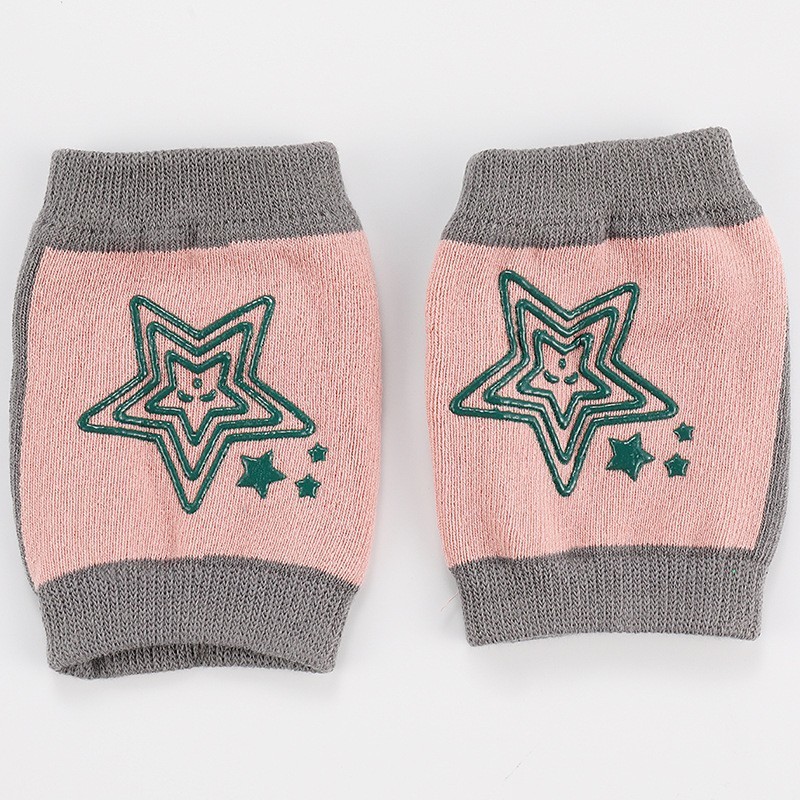 1 Pair Kids Star Cute Crawling Elbow Kneepad Cushion Toddlers Baby Girls Boys Knee Pads Protector Safety Mesh Infant Leg Warmer