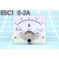 85C1 DC 0-2A Analog Panel AMP Current Meter Ammeter Gauge