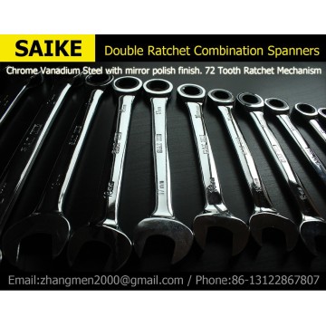 Ratchet Combination Metric Wrench Set Hand Tools Torque Gear Ring Wrenches Spanner