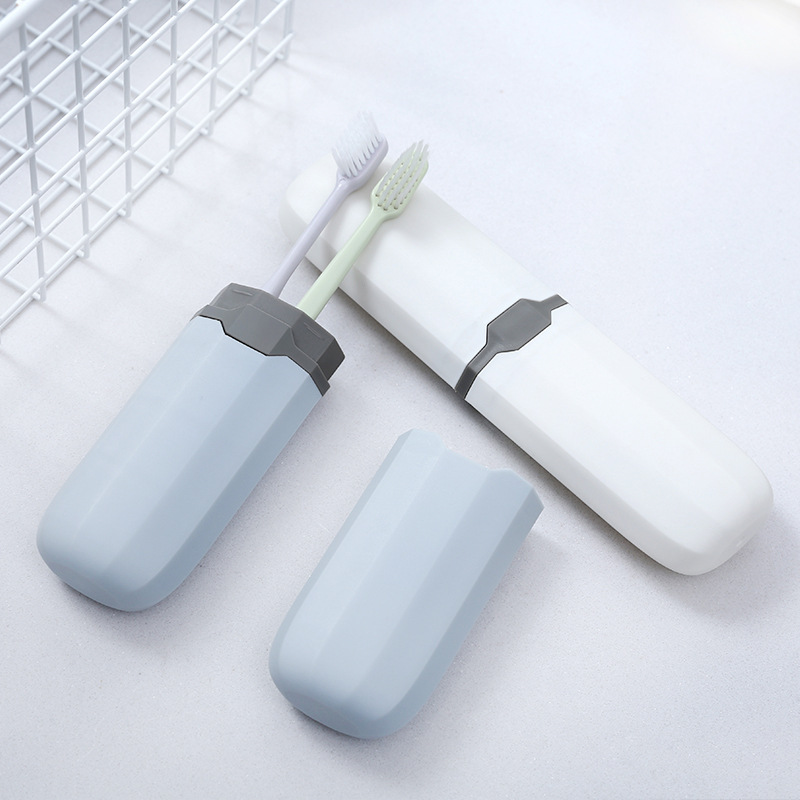 Portable Travel Toothbrush Box Toothpaste Holder Outdoor Supplies Wash Toothbrush Bucket Tooth Cylinder Bathroom Accessories