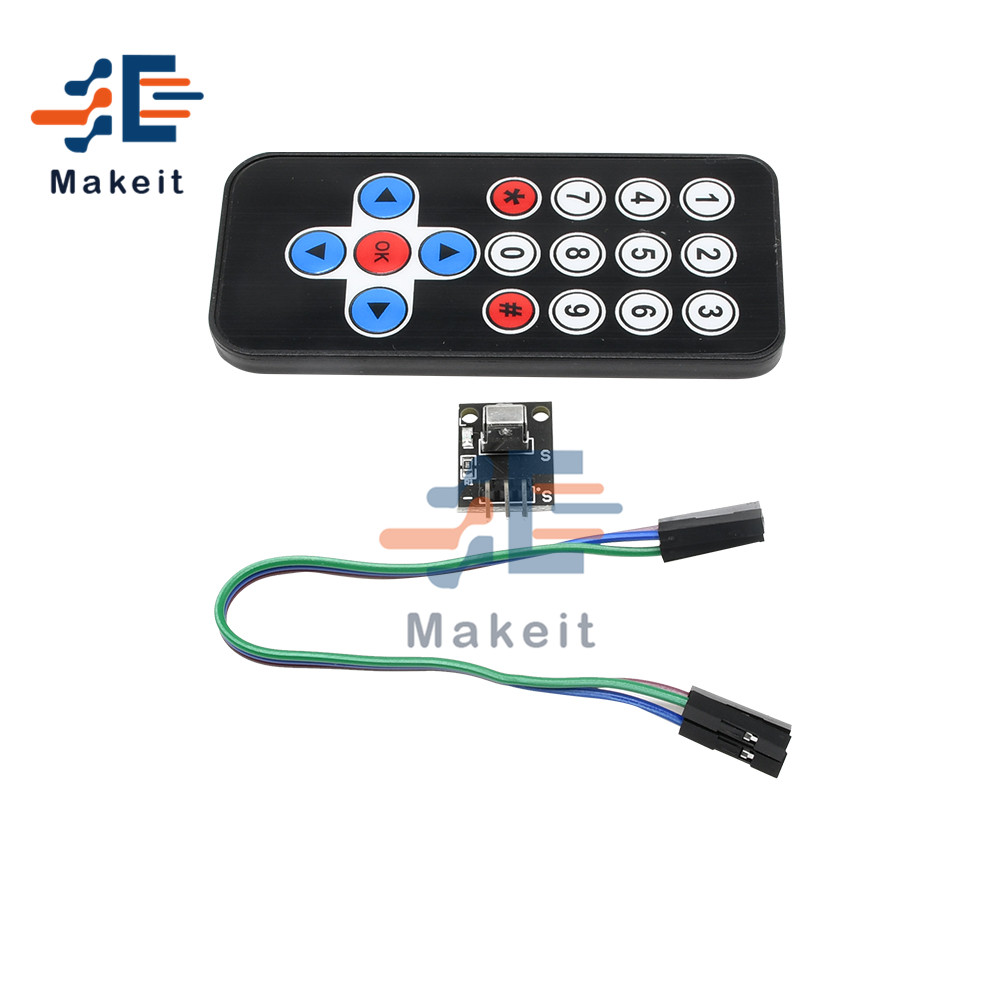 1 Set Infrared Remote Control Module HX1838 Wireless IR Receiver Module DIY Kit Smart Electronics for Arduino Raspberry Pi