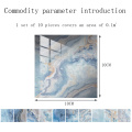 Floor Stickers Self Adhesive Marble Wallpapers Bathroom Wall Sticker House Renovation Decals DIY Wall Ground Decor Retro Pattern