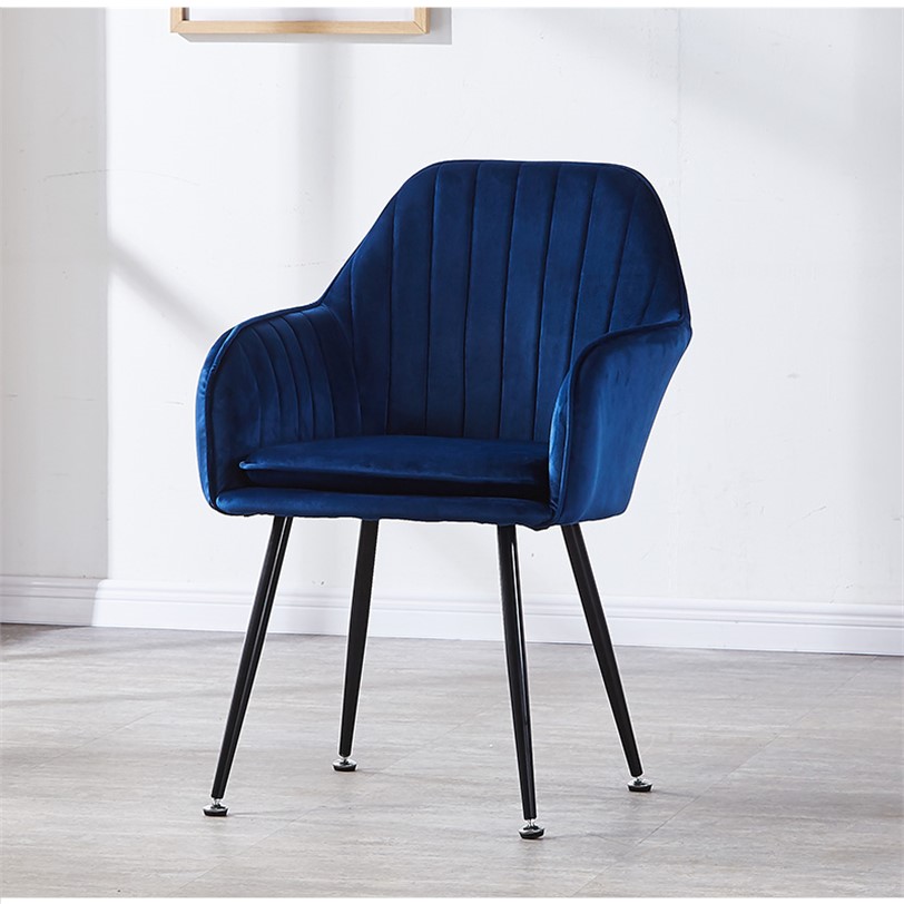 Chair Nordic Light Luxury Dining Home Velvet Stool Net Red Negotiation Reception Makeup Upholstery Hotel