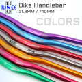 UNO Bicycle Handlebar 31.8mm x 740mm Aluminum Alloy MTB Handlebar Road Mountain Bike Handlebar Multi-Colors Riser Bar Bike Parts