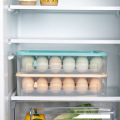 24 Grid Egg Storage Box Food Refrigerator Storage Organizer Kitchen Accessories Egg Holder Fresh Box Dumplings Vegetable