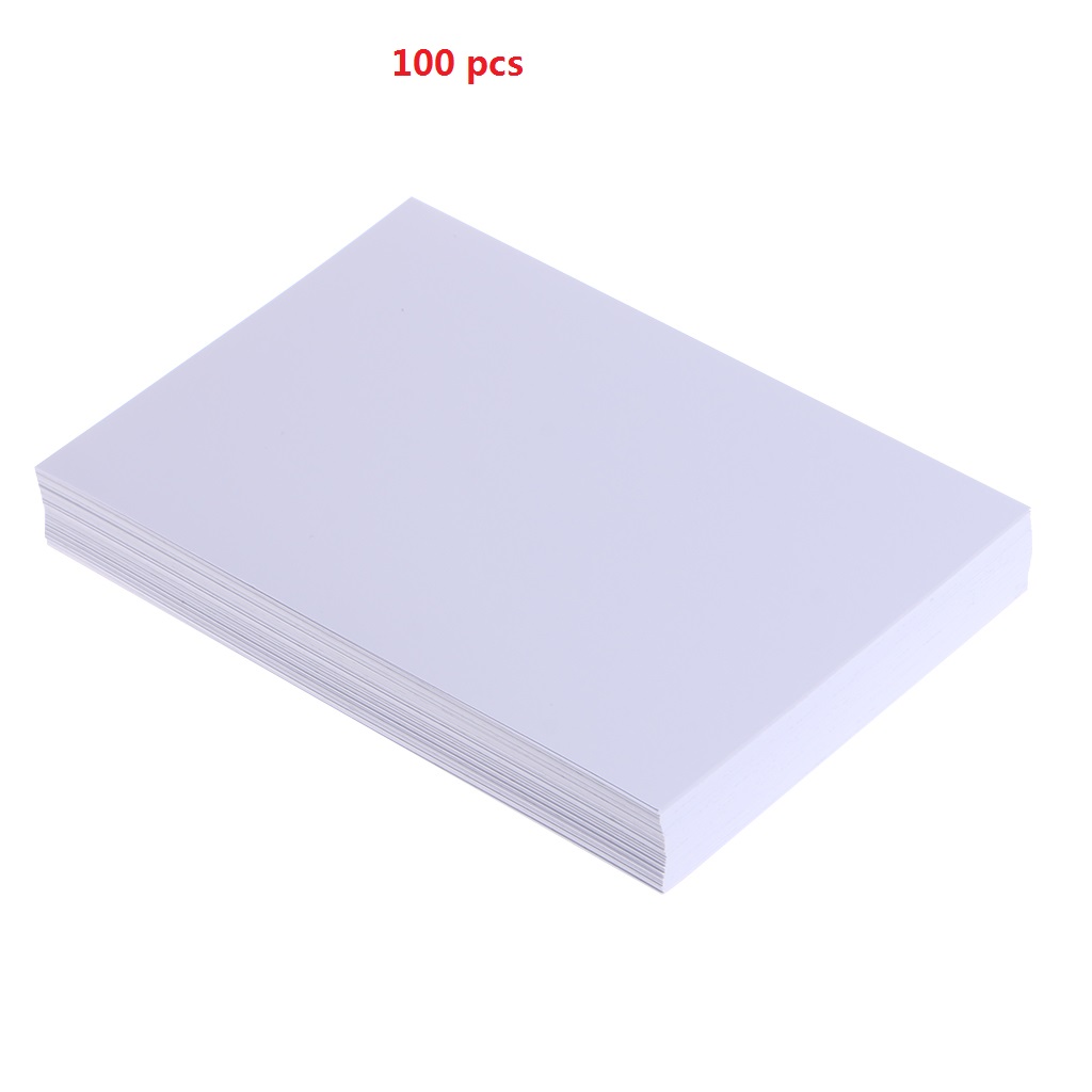 100 Sheets Glossy 4R 4"x6" Photo Paper 200gsm High Quality For Inkjet Printers