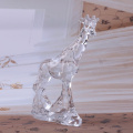 Crystal Glass Decorations clear Deer Ornament