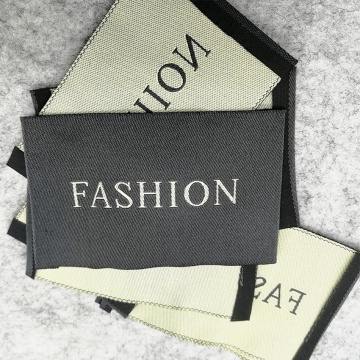 ZeQi customized garment tags clothes woven labels custom main label custom tags 1000pcs/lot