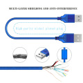 High Speed USB 2.0 Data Cable 0.3m 0.5m 1.5m Male To Male USB2.0 Type A Extension Cord For Car MP3 Cameras Hard Disk Cabo