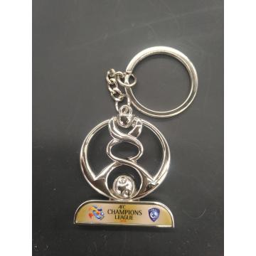top quality alloy Asia league champions trophy keychain keyring Soccer Souvenirs Award Free Engraving christmas decoration