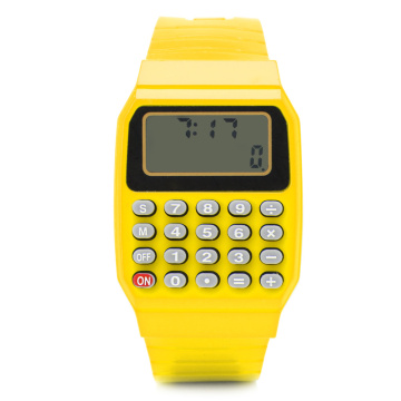 Fashion Child Kids Silicone Date Multi-Purpose Electronic Calculator Wrist Watch