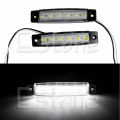 2021 New 2X 6-LED Bus Van Boat Truck Trailer Side Marker Tail Light Lamp 12V White