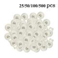 25/50/100/500PCS Rope Cord Locks Clip Spring Stopper Plastic Round Toggle Non-slip Luggage Lanyard Stopper Sliding 5FM