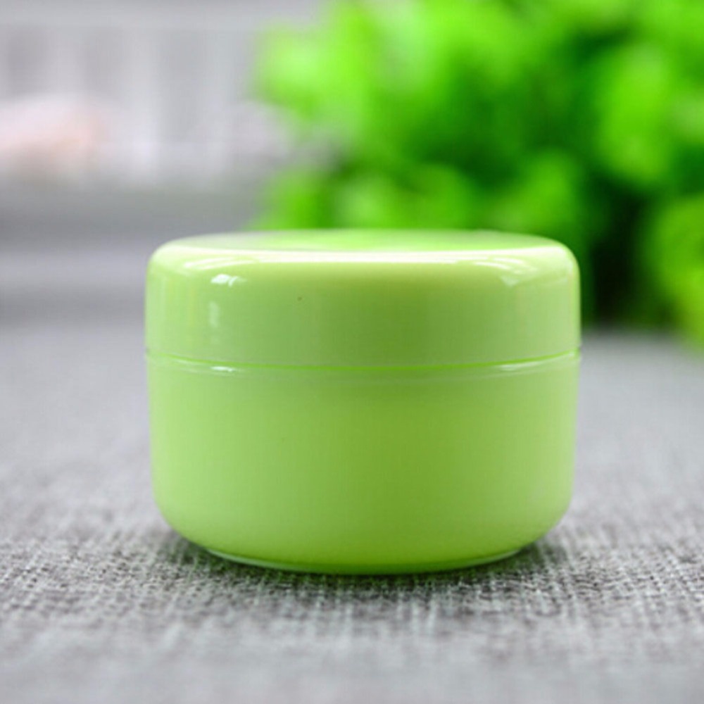 Factory Sale 5 Pcs/lot Travel Face Cream Lotion Cosmetic Container Refillable Bottles Plastic Empty Makeup Jar Pot 20/50/100g