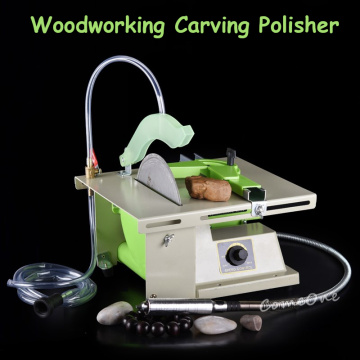 Jewelry Stone Rock Woodworking Carving Polisher Buffer Lathe Grinding Cutting Machine Set Electric Grinder Tools Kit 1380W 220V