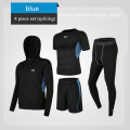 4 Pieces / Set Men's Sportswear Quick-drying Compression Running Sportswear Running Training Gym Fitness Clothes Basketball Wear