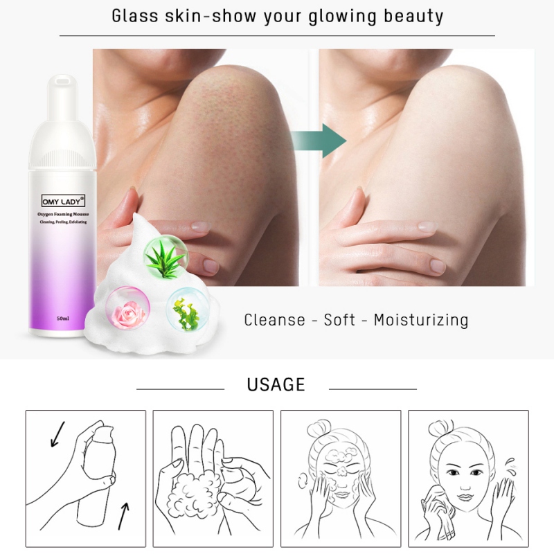 Mousse Foaming Deep Cleansing Moisturizing Exfoliating Cleansing Oil-control Shrinking Pores Facial Cleaner Mousse