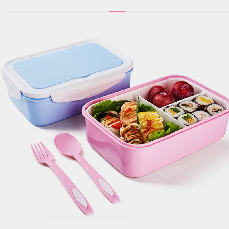 Large Capacity Airtight Leakproof Lunch Box Microwave Safe Meal Containers Portable Sealed Bento Food Cassette Case