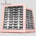 5/8/20 Pairs 3D Mink Lashes Natural False Eyelashes Dramatic Volume Fake Lashes Makeup Eyelash Extension Silk Handmade Eyelashes