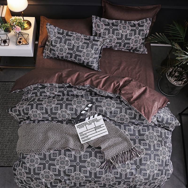 Claroom Duvet Cover King Size Queen Size Comforter Sets Leopard Printing Bedding Set AB#196