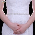 TOPQUEEN S303 Luxury Alloy Bridal Sash Belt Bridesmaid Dress Belt Shiny Belt Formal Dresses Belts for Women Evening Jewel Sash