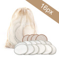 5/10/20pcs Bamboo Cotton Makeup Remover Pads Reusable Three Layers Washable Facial Cleansing Wipe Pads Makeup Beauty Tools