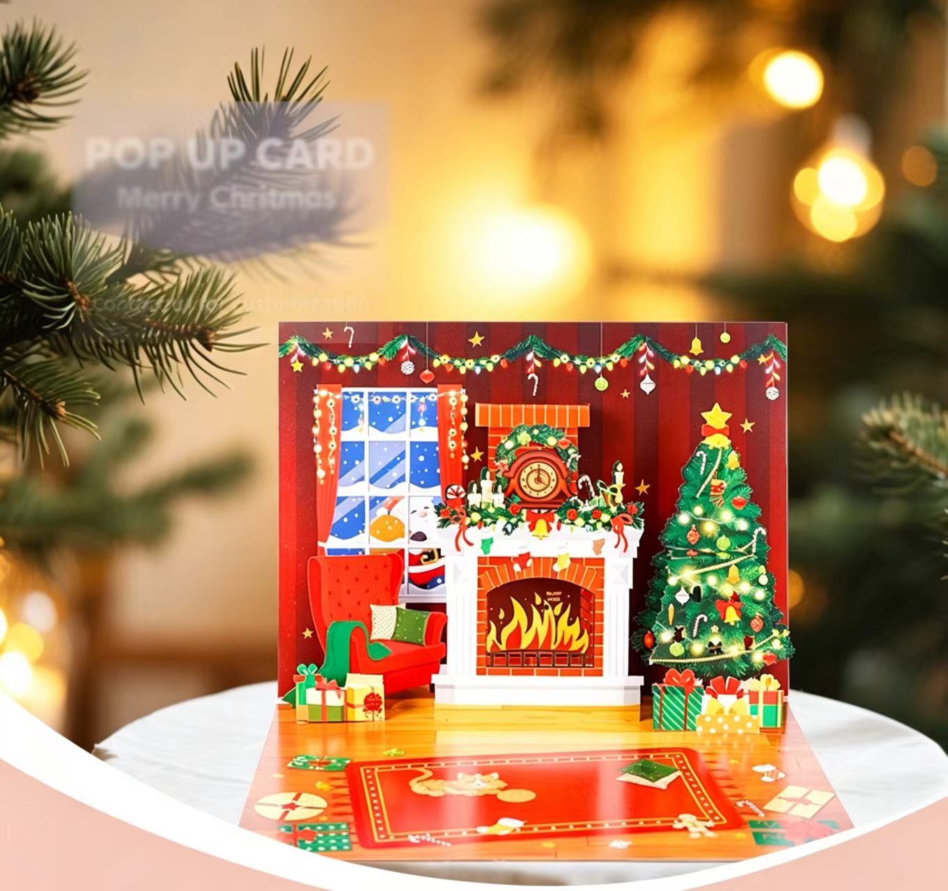 3d pop up christmas greeting cards