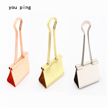 High quality 15mm 19mm 25mm 32mm 41mm 51mm Clamp Paper Binder Clips Bookmark Clips Memo Clip Student School Office Supplies