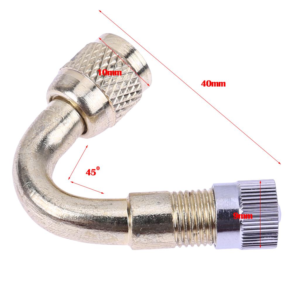 45/90/135 Degree Angle Car Motorcycle Air Tire Valve Schrader Valve Stem Extension Adapter Auto Moto Tyre Inflation Parts