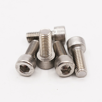 DIN912 304 Stainless Steel Hexagon Socket Head Cap Screws M5 Thread 6-80mm Length Hex Socket Screw Metric Bike Screws