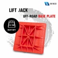 BENOO 1PC ABS Red Modified Reinforced Nylon Jack Off-Road Base Lifting Jack Surface Pad to Alleviate Jack Hoisting Sinkage