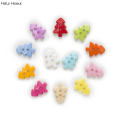 100Pcs High Quality Tree Acrylic 2 Holes Sewing Craft Scrapbooking Buttons Accessories Clothing DIY Making Embellishment 17x13mm