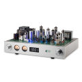 Nobsound Superheterodyne Vintage Vacuum Tube FM Radio Receiver Stereo With Amplifier Finished Amp